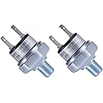 FanWayer Air Pressure Switch 110-145 PSI, 1/8"-27 NPT, DC 24V/12V, Silver, Automatic