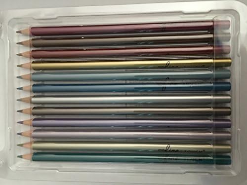 12 Colored Metallic Pencils by The Fine Touch (665984)