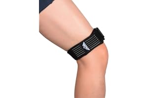 supregear IT Band Strap, Adjustable Iliotibial Band - Knee, Thigh, Hip & ITB Syndrome Support - Extra Compression Stabilizer 