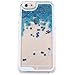 Glitter iPhone 6 Case, BEBONCOOL(TM) Quicksand Glitters Stars Liquid Transparent Hard Back Case Cover for iPhone 6 (4.7 Inch) [LIFETIME WARRANTY](Blue)
