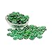Artisan Supply Emerald Glass Gems 1 Lbs. — Fills 1 1/4 Cups Vol. —Non-Toxic Lead Free Vase Filler, Table Scatter, Aquarium Fillers — Beautiful, Smooth, Fun, Vibrant Colors Crafted in The USA