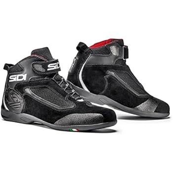 Amazon.com: Sidi Gas Motorcycle Riding Shoe Black/Flo Yellow US11.5