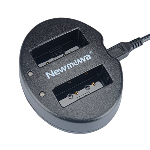 Newmowa Dual USB Charger for Olympus PS-BLS1 BLS-1 and Olympus PEN E-PL1 E-PM1 EP3 EPL3 Evolt E-420 E-620 E-450 E-400 E-410