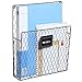 Wall Mounted Rustic Style Chicken Wire Gray Metal Magazine Organizer Basket Rack w/Chalkboard Label