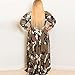 WANEE Women's Plus Size Printed Camouflage Long Sleeve Maxi Dress (X-L)
