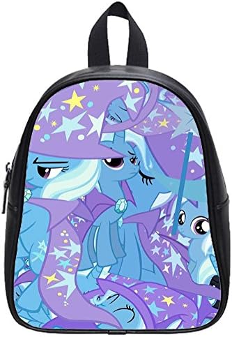 Brand New My Little Pony Canvas Print High Quality Leather School Backpack Bad For Kids