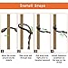 G4Free Hammock Straps-Hammock Tree Straps Set Versatile 2000+ LBS Heavy Duty Extra Strong Long with Adjustable Loops,No Stretch Polyester.Camping Hammock Accessories Include 2 Carabiners(Black-A)