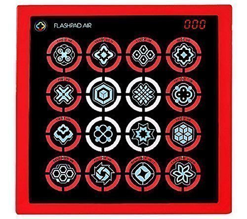Flash Pad Air Touchscreen Electronic Game with Lights & Sounds - Red