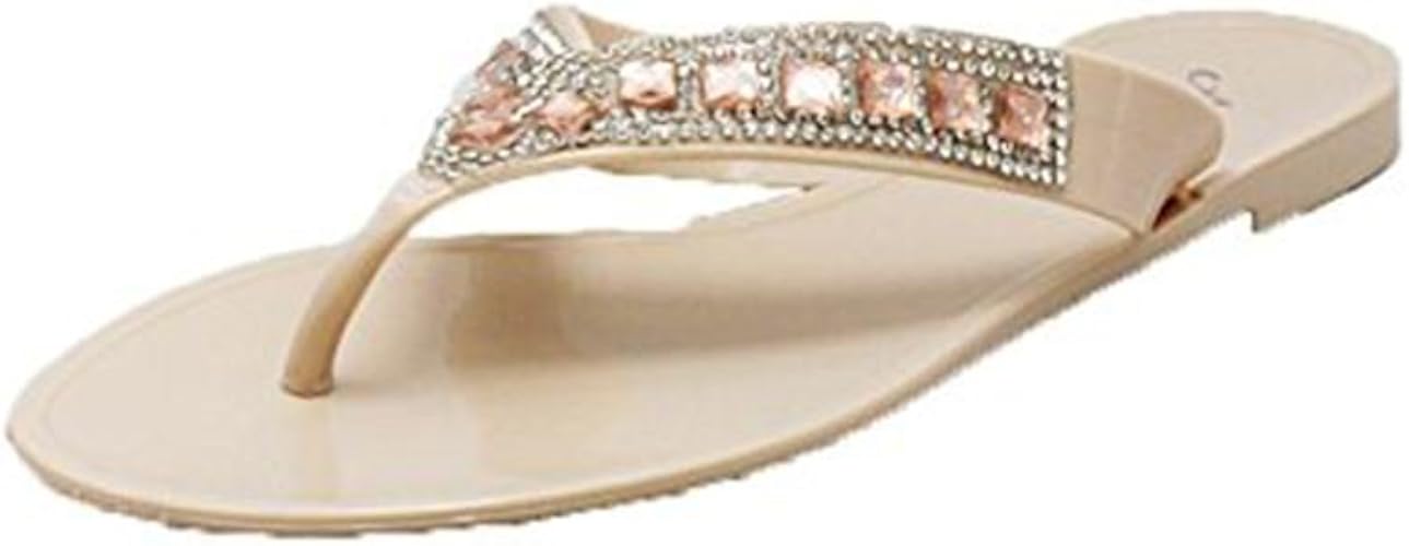 jewelled jelly sandals