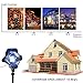 Snowfall Outdoor Led Christmas Lights Displays Projector Show Waterproof Rotating Projection Snowflake Lamp with Wireless Remote for Xmas Halloween Party Wedding and Garden Decorations