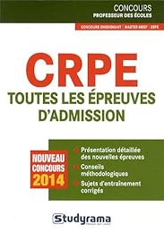 CRPE, toutes les épreuves d'admission