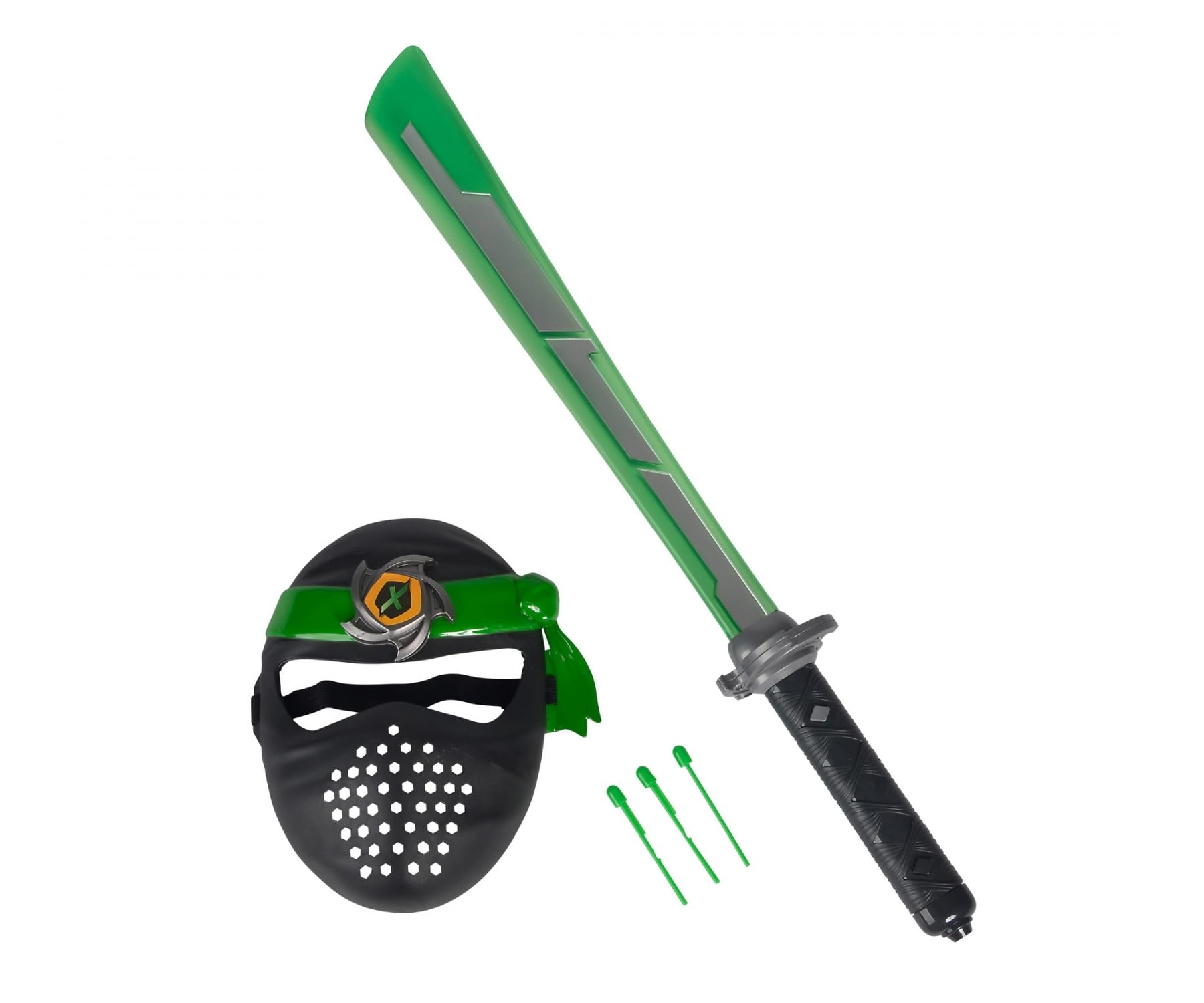 Simba Next Ninja 108042238 Sword and Mask with Light, Sound and Shooting Function, 60 cm, with Textile Band, from 3 Years