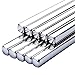 LIUNA Korean Stainless Steel Chopsticks Household Restaurant Square Metal Chop Stick Gift Set 5 Pairs