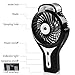 D-FantiX Handheld Fan Battery Operated Portable Water Misting Fan Personal Mist Fan for Travel, Home and Outdoor (Black)