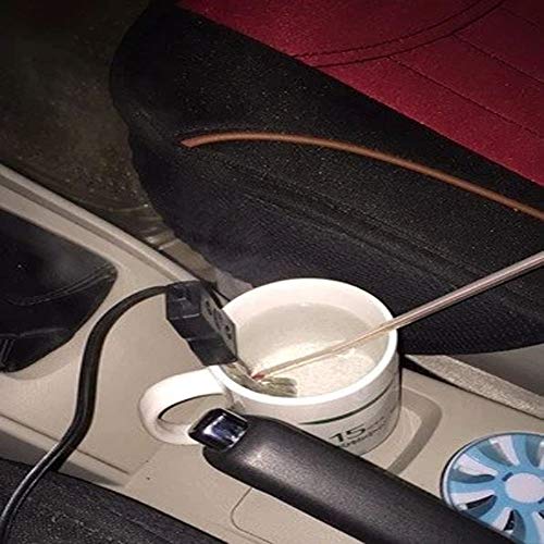 image for TraGoods Portable Car Water Coffee Heater, 12V 150W Black portable wat