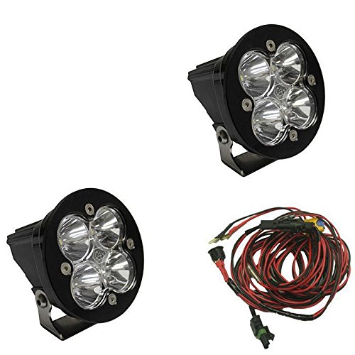 Baja Designs 737801 Squadron-R Racer Edition Spot LED Light (Pair), 2 Pack