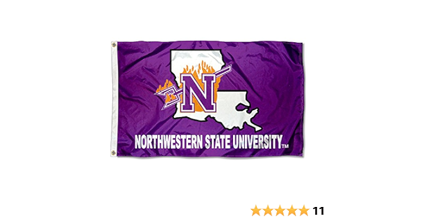 Amazon Com Northwestern State Demons Nsu University Large College Flag Outdoor Flags Sports Outdoors