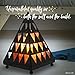 Himalayan Glow Pyramid Style Crystal Salt Night Light lamp with Pink Salt Chunks, Salt Lamp Bulb,(ETL Certified) Dimmer Switch, Unique Lightening Ambience