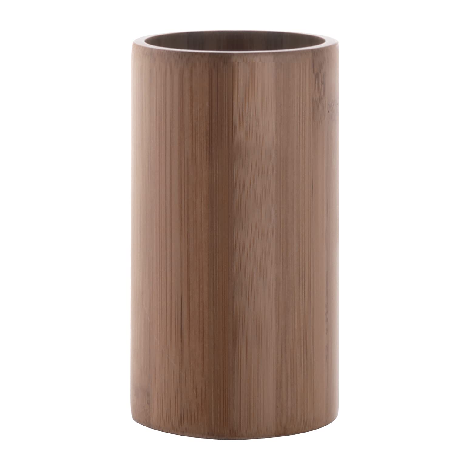 Gedy Macao Bathroom Toothbrush Holder, Measurements and Weight: 12X7X7 CM & 0.1 kg, Bamboo Toothpaste and Toothbrush Holder, Natural Beech Finish, R&D Design, 2 Year Warranty, Unique