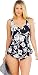 Beach Belle Women's Splash Sarong Front Swimsuit