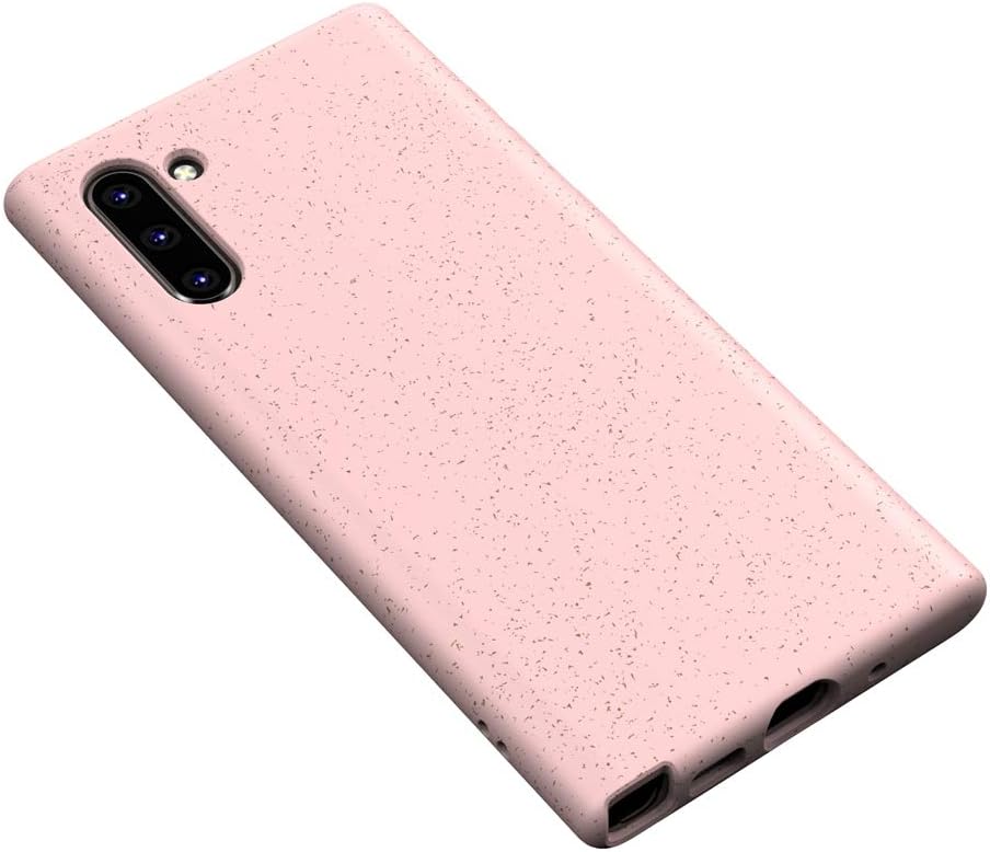 Lxlfcase Soft TPU Scratch Resistant Anti-Fingerprint Skin Silicone Protector Phone Case for Compatible with Samsung Galaxy Note 10 Case (Pink)