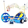 SGILE Remote Control Car for Toddlers with Sound and Light, RC Police Car Toys Birthday Gift Present for 18 Month+ Year…