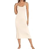 Buauty Full Slip for Women under Dress Non Cling, Women's Lingerie Skirt Undergarments Spaghetti Strap Slip