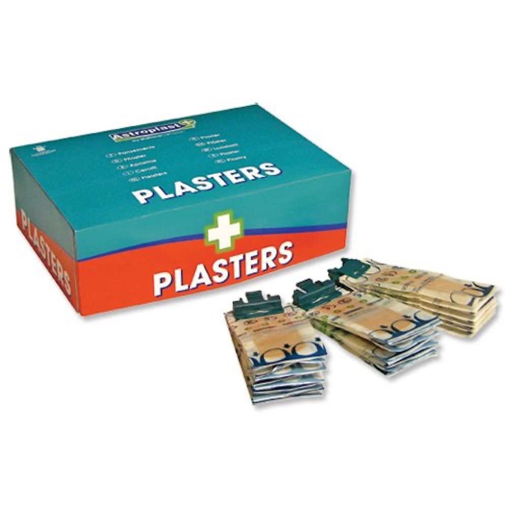 Pilferproof Blue Detectable Plasters, Pack of 150
