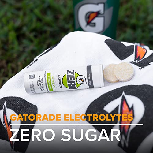 GATORADE ZERO TABLETS: ZERO SUGAR, ALL THE ELECTROLYTES, GLACIER CHERRY, 1.5OZ TUBES (80 TABLETS)