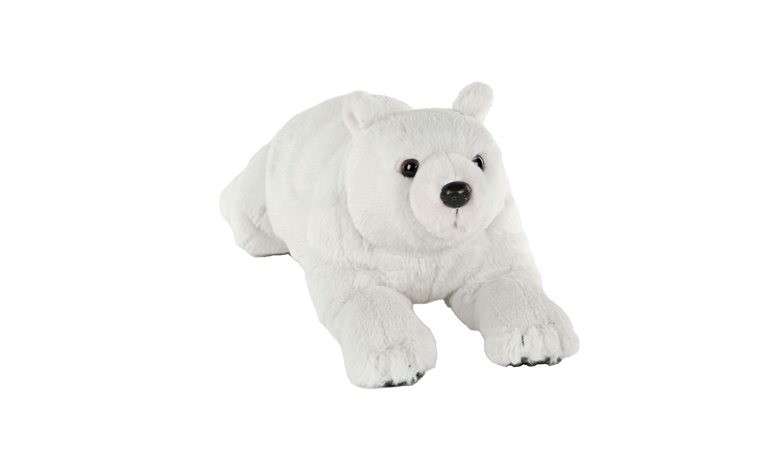 Wild Republic Earthkins Polar Bear, Stuffed Animal, 15 Inches, Plush Toy, Fill is Spun Recycled Water Bottles, Eco Friendly