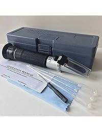 Refractómetro clínico 3 en 1 para animales, índice de salud del animal de medición de la gravedad específica de la orina y proteínas séricas, ideal para veterinarios y propietarios de mascotas