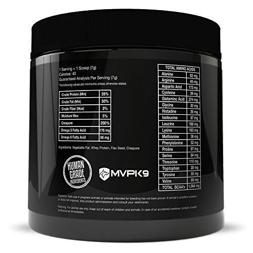 MVP K9 Supplements Formula Mass Weight Gainer for Dogs (90 Servings