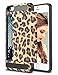 iPhone 6 Case, Vofolen Slidable Card Slot iPhone 6 Wallet Case impact Resistant Protective Shell Anti-shock Tough Bumper Armor Scratch-proof Hard Case Cover for iPhone 6 6S - Leopard