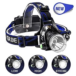 OEUUDD Headlamp, Upgrade 8000 High Lumens Ultra