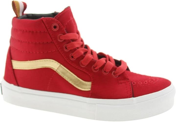 red vans with gold