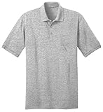 Port & Company Men's Comfortable Knit Pocket Polo Shirt