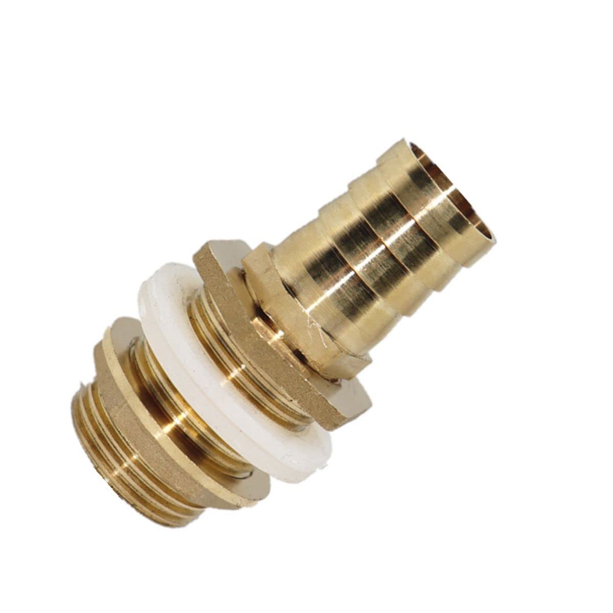 MACHSWON IBC Water Tank Tap Brass Base Plus Pagoda Outlet 25mm IBC Tank Adapter Garden Faucet IBC Tote Tank Valve Drain Tap Fitting