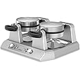 Waring Commercial WW250X Double Side by Side Belgian Waffle Maker, Coated Non Stick Cooking Plates, Produces 50 Waffles Per Hour,120V, 2400W, 5-20 Phase Plug