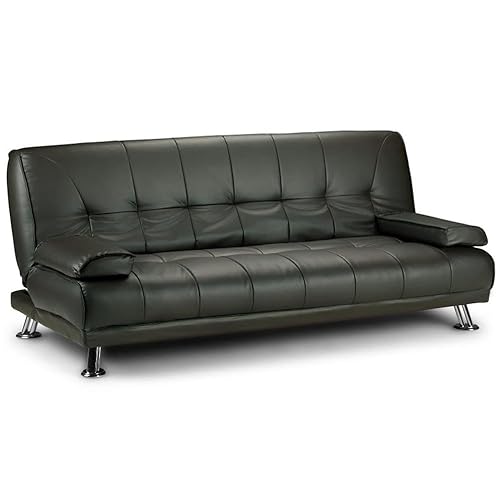 Black Leather Sofa Bed: Amazon.co.uk