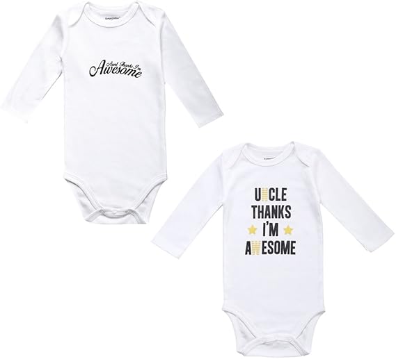 Amazon Co Jp ロンパース Romperinbox ベビー ロンパース カバーオール 赤ちゃん 長袖 肌着 男の子 女の子 新生児 服 秋冬 綿100 ボディスーツ 2点セット 3 6ヶ月 服 ファッション小物