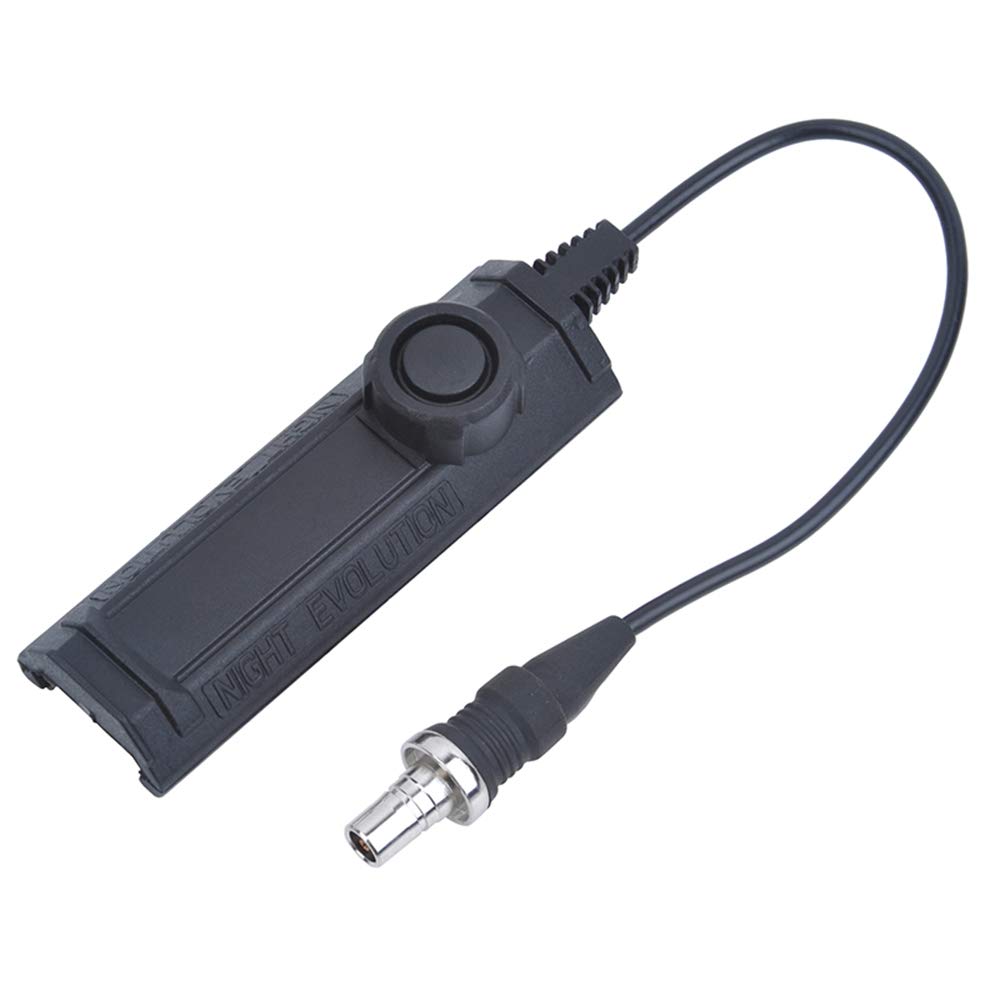 QIRUIMY Tactical M300 M600 Flashlight Dual Function Switch,Flashlight Constant/Momentary Control for 20mm picatiny Rail (Black)