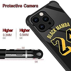 TnXee Compatible with iPhone 14 Pro Max Case,Black