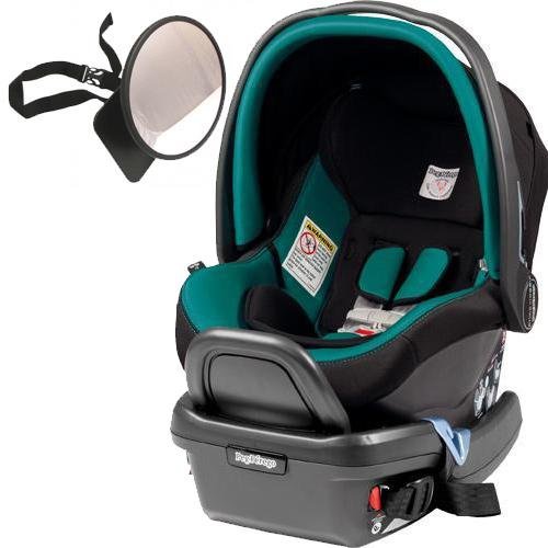 Peg Perego - Primo Viaggio 4-35 Car Seat w Back Seat Mirror - Aquamarine