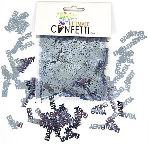 Baby Blue "Baby" Table Scatter Confetti - Baby Shower, Gender Reveal