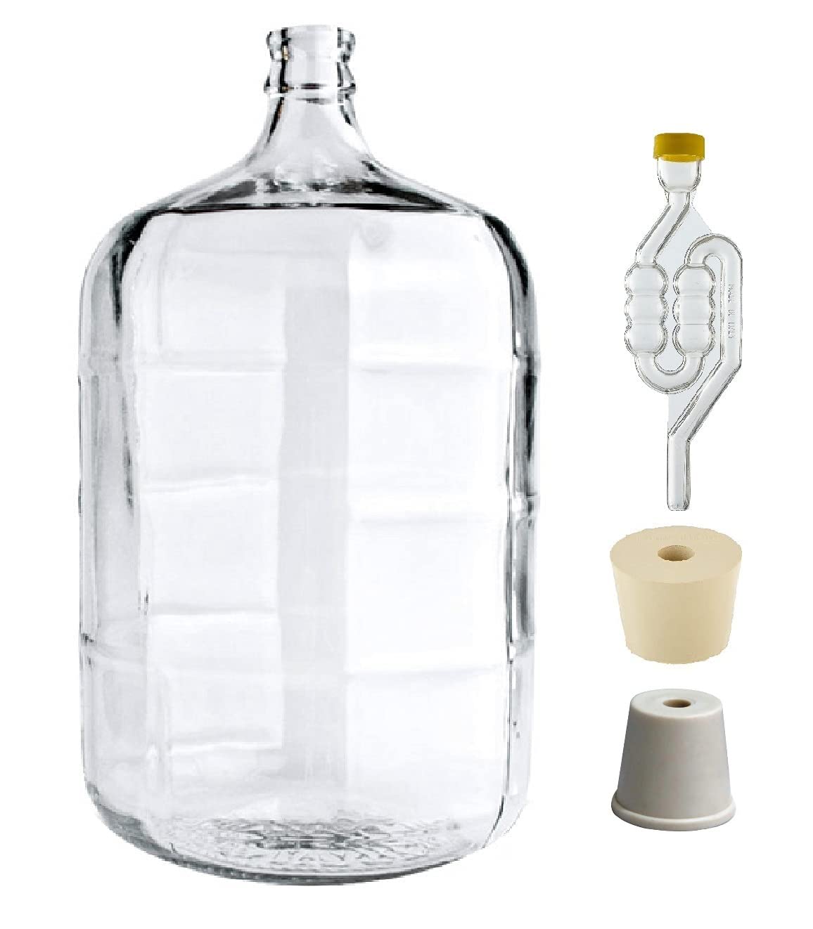 Mua North Mountain Supply 5 Gallon Premium Italian Glass Carboy Fermenting Jug with Drilled