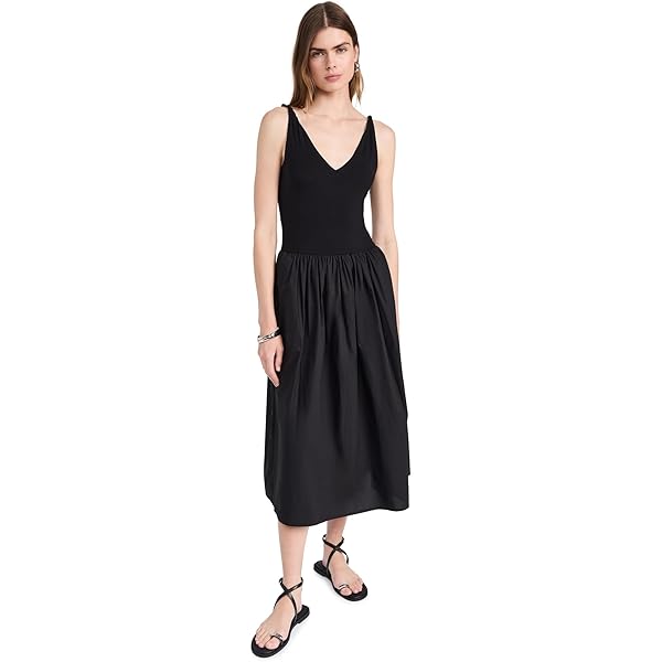 Cruise Tiered Maxi Sundress (Black, Small) at Amazon Women's Clothing store