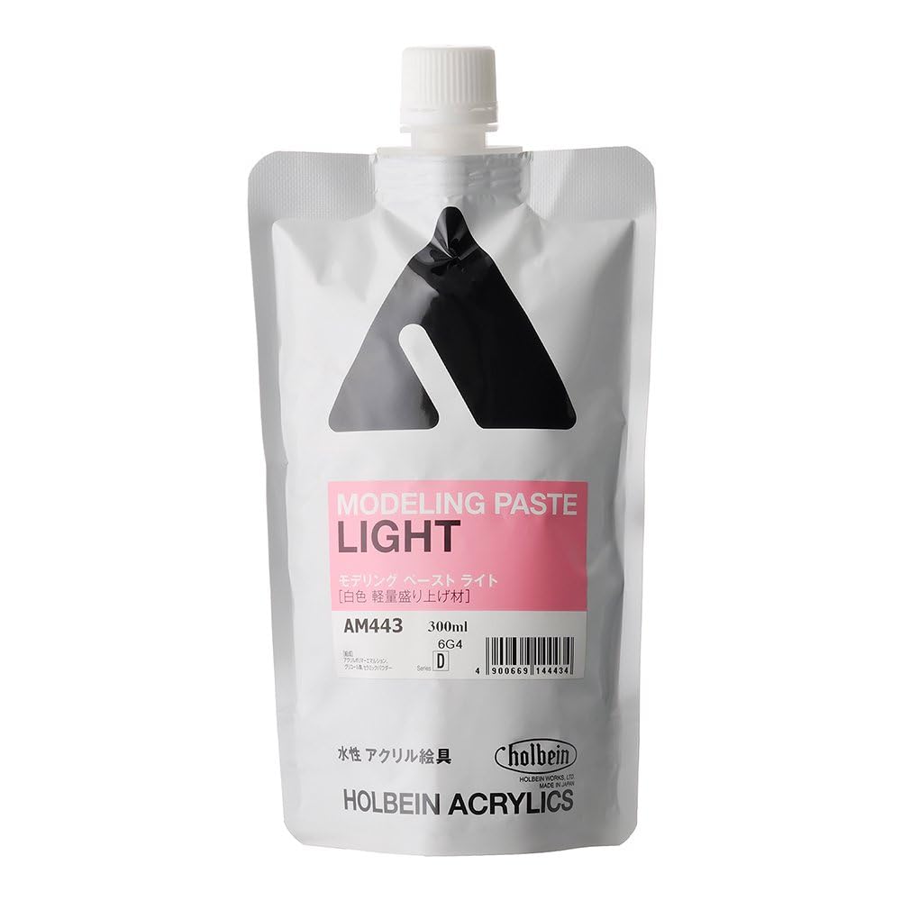 ホルベイン アクリリックメディウム AM443 300ml モデリングペーストライト〈白色軽量盛り上げ材〉 14443商品画像