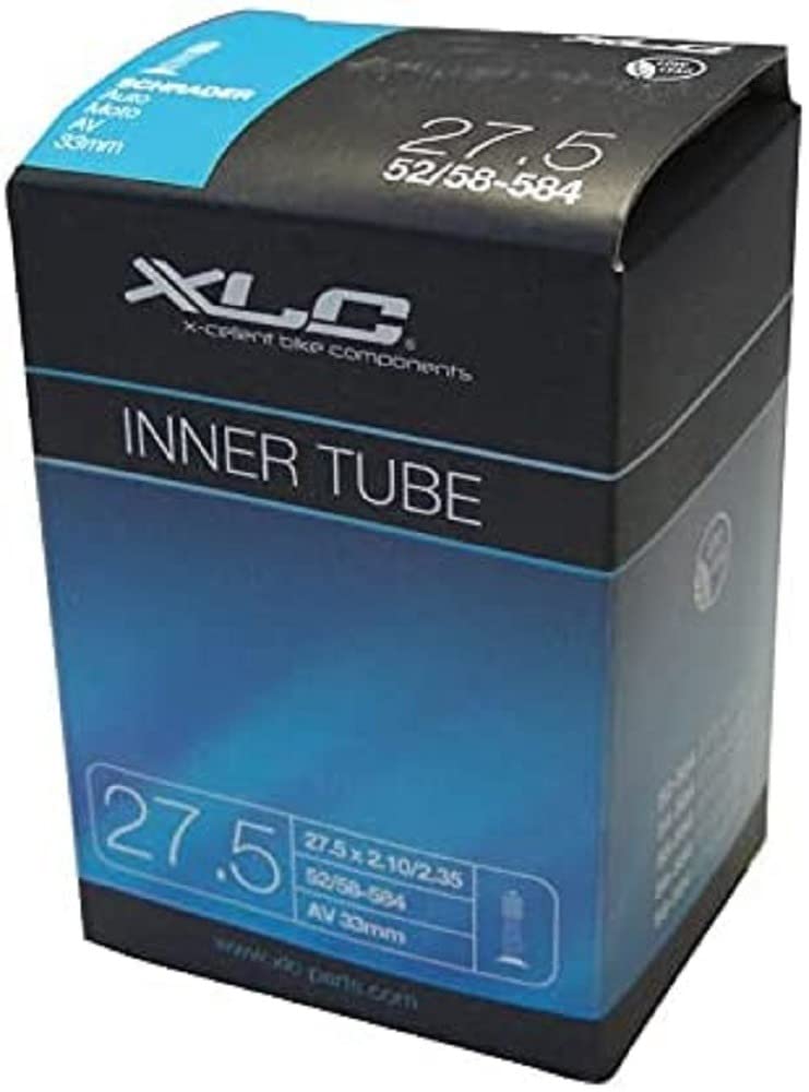 XLC Unisex Adult VT-A27 Bicycle Inner Tubes, Black, 27.5X250-300