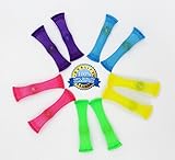 FIDGET TOY (Package of 10) Relieves Stress And Anxiety for Children and Adults - Soothing Marble Fidgets Help With Autism and ADHD - #1 Therapist Recommended!