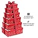 Benevelo Gifts 6 Tier Gourmet Holiday Gift Set (Chocolate Caramel Popcorn, Christmas Tree Pretzels)